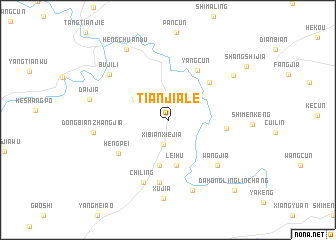 map of Tianjiale