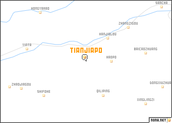 map of Tianjiapo
