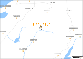 map of Tianjiatun