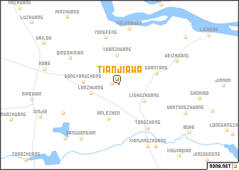map of Tianjiawa