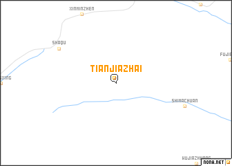 map of Tianjiazhai