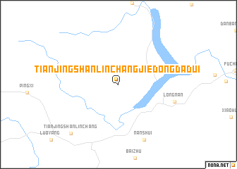 map of Tianjingshanlinchangjiedongdadui