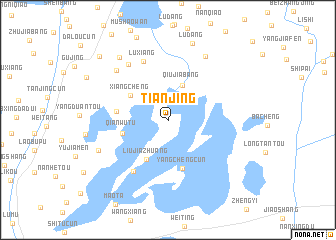 map of Tianjing