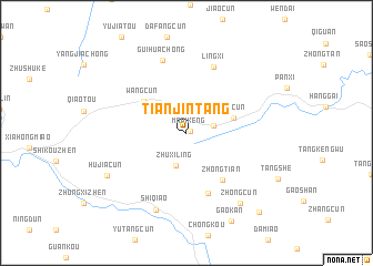 map of Tianjintang
