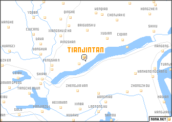 map of Tianjintan