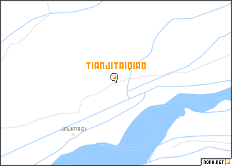map of Tianjitaiqiao