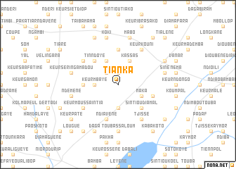 map of Tianka