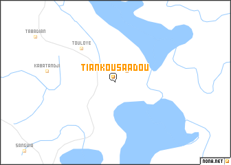 map of Tiankou Saadou