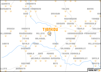 map of Tiankou