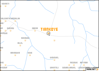 map of Tiankoye