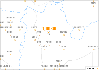 map of Tiankui