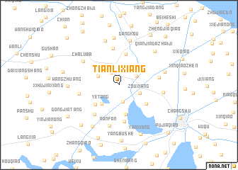 map of Tianlixiang