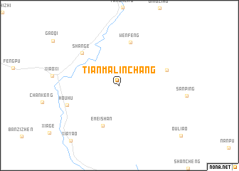 map of Tianmalinchang