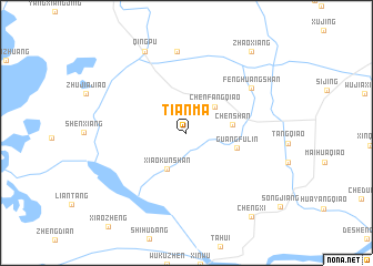 map of Tianma