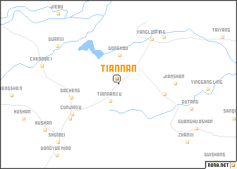 map of Tiannan