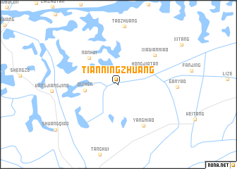 map of Tianningzhuang