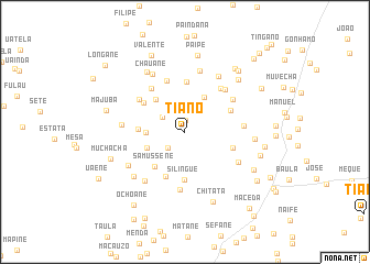 map of Tiano