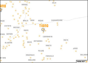 map of Tiano