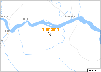 map of Tianping