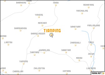 map of Tianping