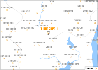 map of Tianpusu