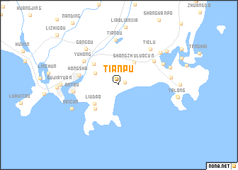 map of Tianpu