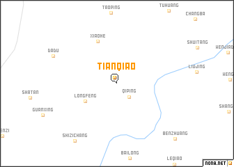 map of Tianqiao