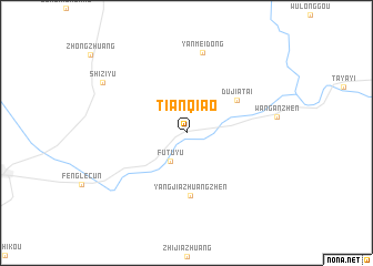 map of Tianqiao