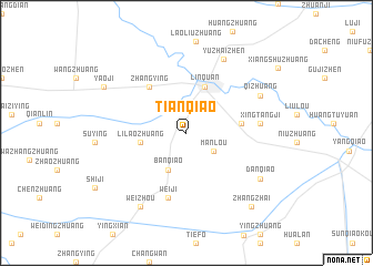 map of Tianqiao