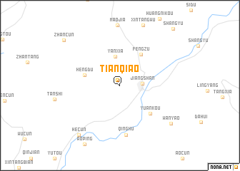 map of Tianqiao