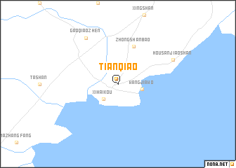 map of Tianqiao