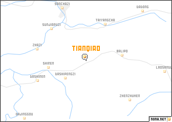 map of Tianqiao