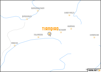 map of Tianqiao