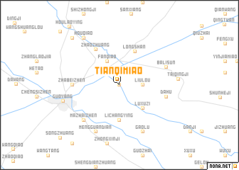 map of Tianqimiao