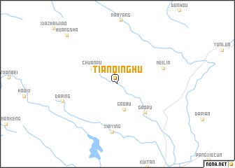 map of Tianqinghu