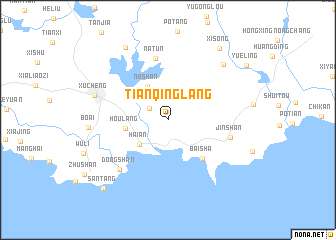 map of Tianqinglang