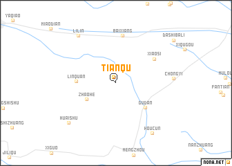 map of Tianqu