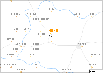 map of Tianra