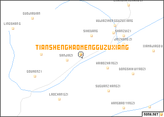 map of Tianshenghaomengguzuxiang