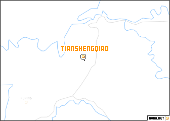 map of Tianshengqiao