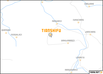 map of Tianshifu