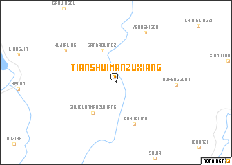 map of Tianshuimanzuxiang