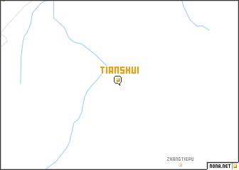 map of Tianshui