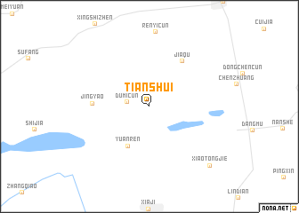 map of Tianshui