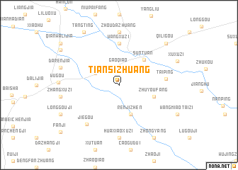 map of Tiansizhuang