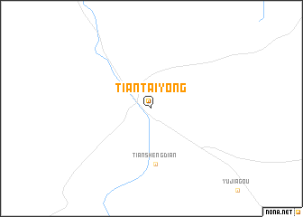 map of Tiantaiyong