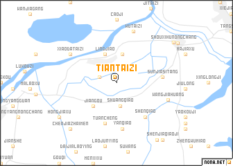 map of Tiantaizi