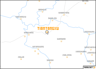 map of Tiantangxu