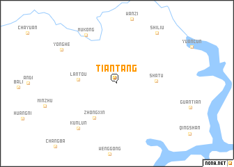 map of Tiantang