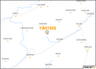 map of Tiantang